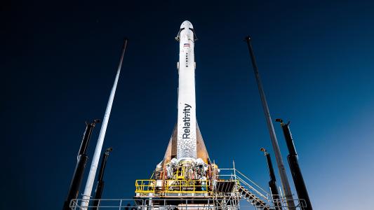 a rocket ready to launch